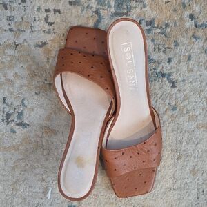 Sol Sana Tan Women's Leather Sandals
